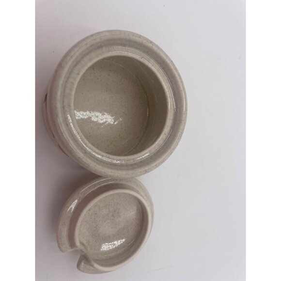 Wedgwood Oven-To-Table Floral Design Mustard Pot - Made In England - 2" wide 1.5 - Picture 5 of 8